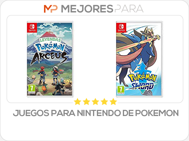 juegos para nintendo de pokemon