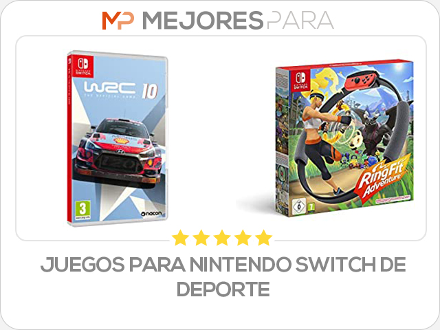 juegos para nintendo switch de deporte