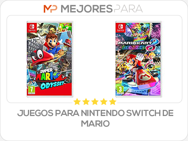 juegos para nintendo switch de mario