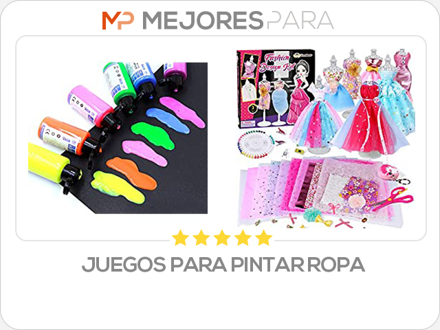 juegos para pintar ropa