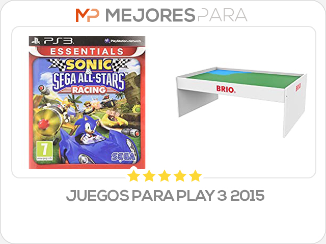 juegos para play 3 2015