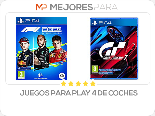 juegos para play 4 de coches