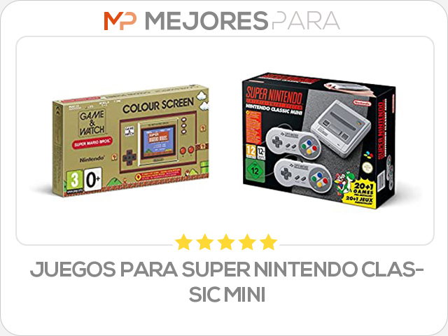 juegos para super nintendo classic mini