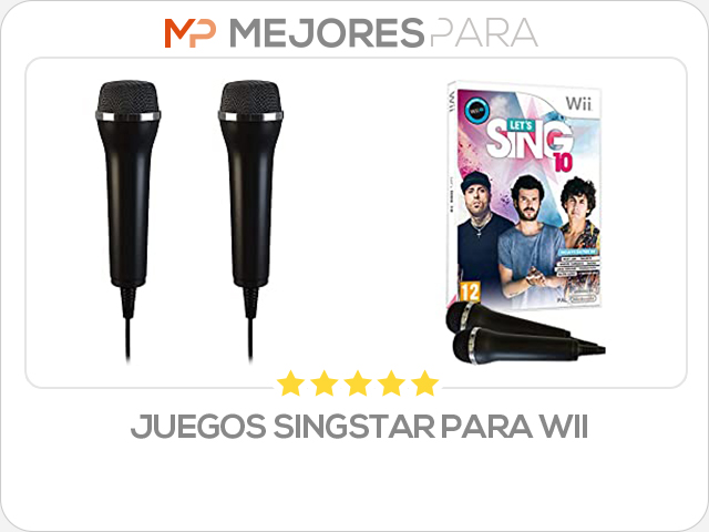 juegos singstar para wii