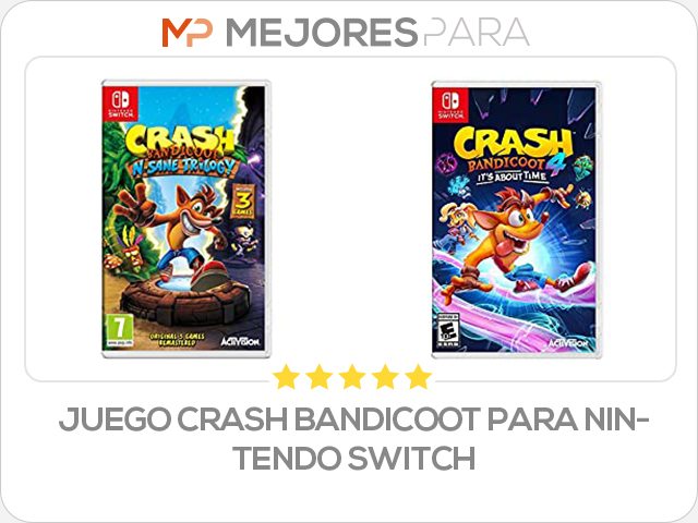 juego crash bandicoot para nintendo switch