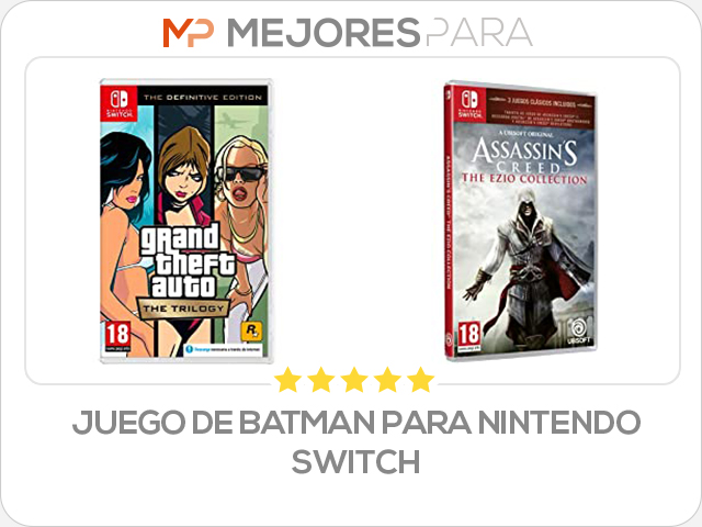 juego de batman para nintendo switch