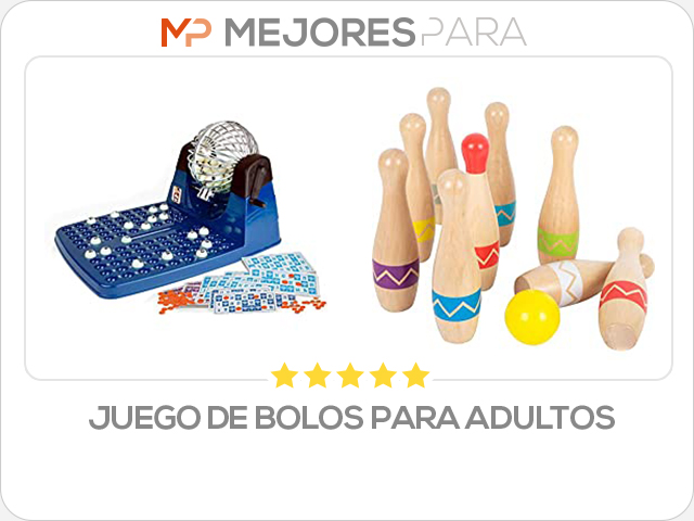 juego de bolos para adultos