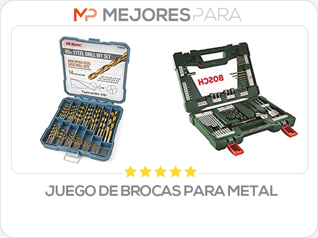 juego de brocas para metal