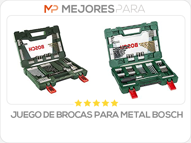 juego de brocas para metal bosch