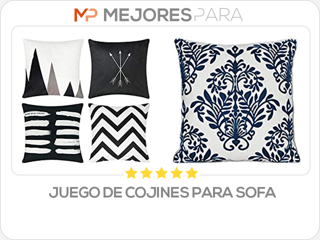 juego de cojines para sofa