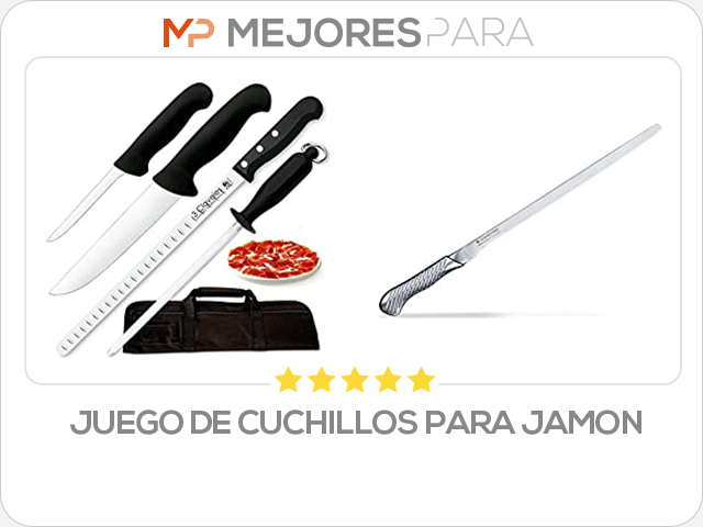 juego de cuchillos para jamon