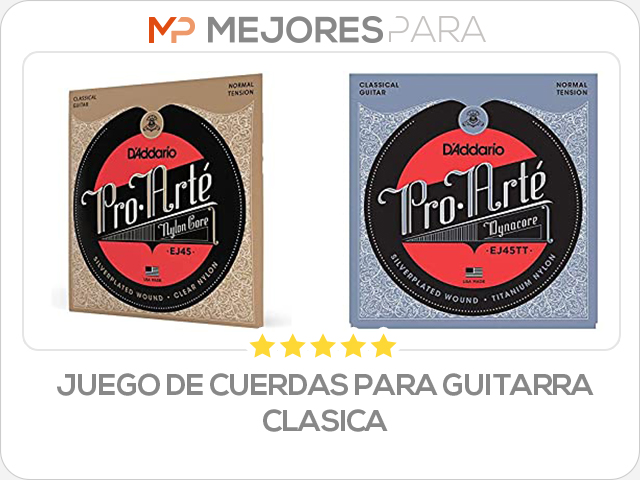 juego de cuerdas para guitarra clasica