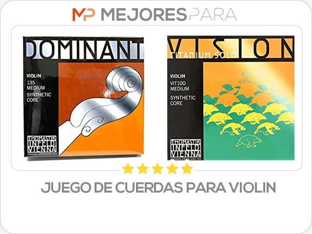 juego de cuerdas para violin