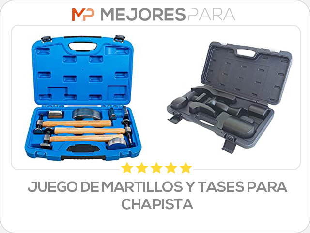 juego de martillos y tases para chapista