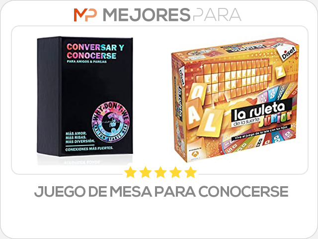 juego de mesa para conocerse