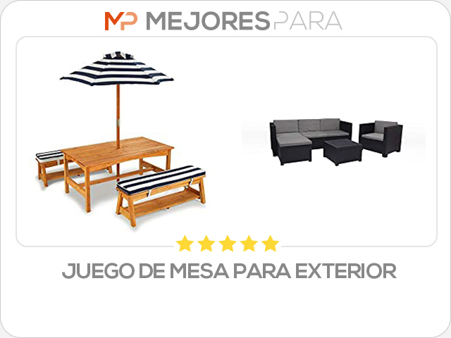 juego de mesa para exterior