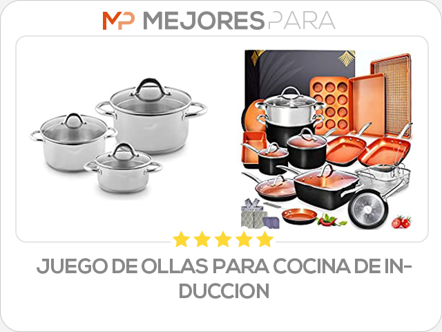 juego de ollas para cocina de induccion