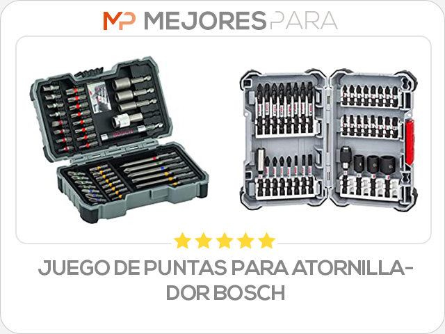 juego de puntas para atornillador bosch