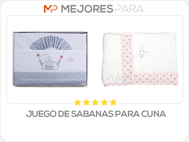 juego de sabanas para cuna