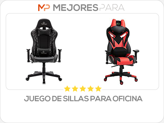 juego de sillas para oficina