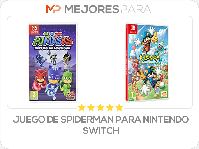 juego de spiderman para nintendo switch