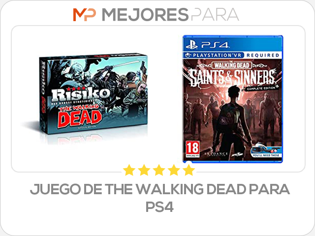 juego de the walking dead para ps4