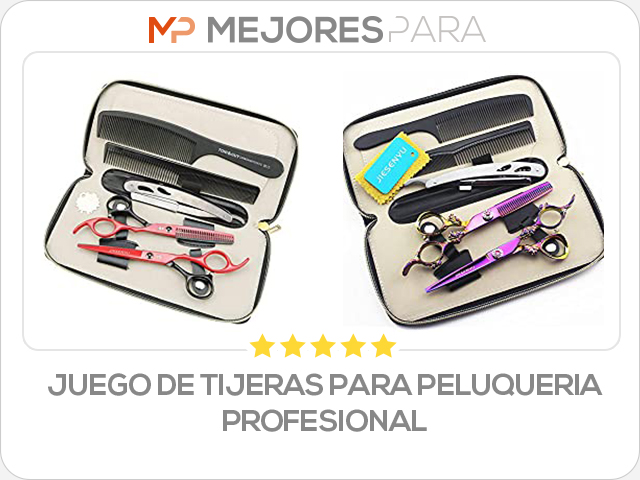 juego de tijeras para peluqueria profesional