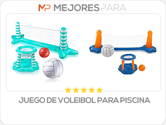 juego de voleibol para piscina