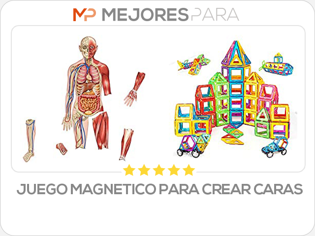 juego magnetico para crear caras