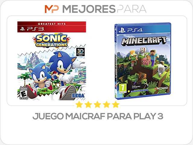 juego maicraf para play 3