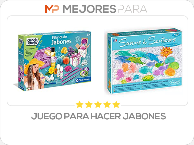 juego para hacer jabones