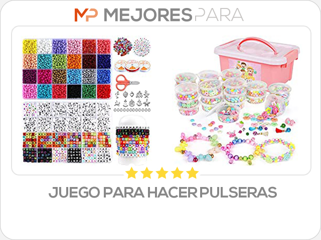 juego para hacer pulseras