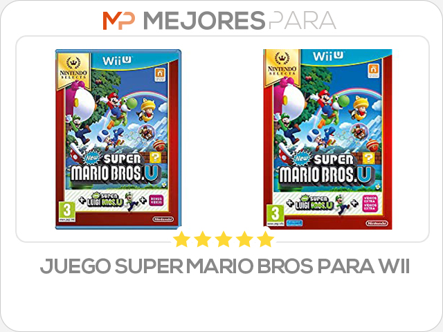 juego super mario bros para wii