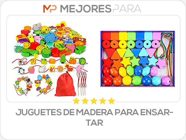 juguetes de madera para ensartar