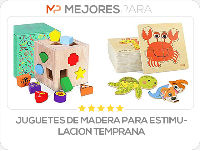 juguetes de madera para estimulacion temprana