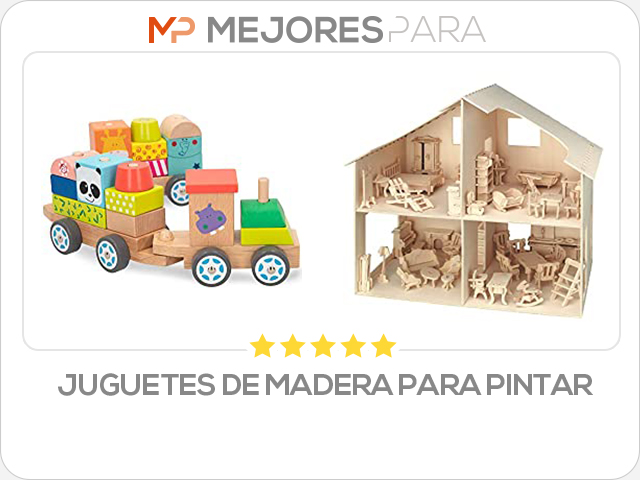 juguetes de madera para pintar