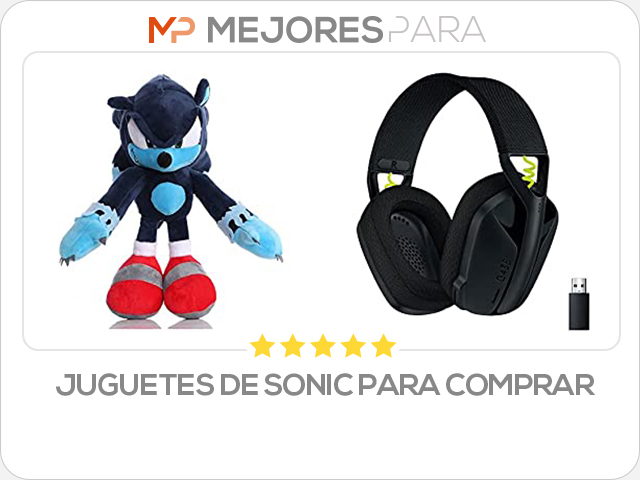 juguetes de sonic para comprar