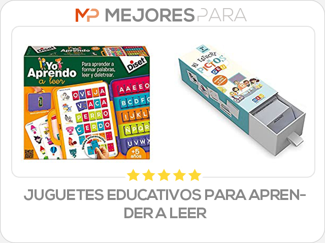 juguetes educativos para aprender a leer