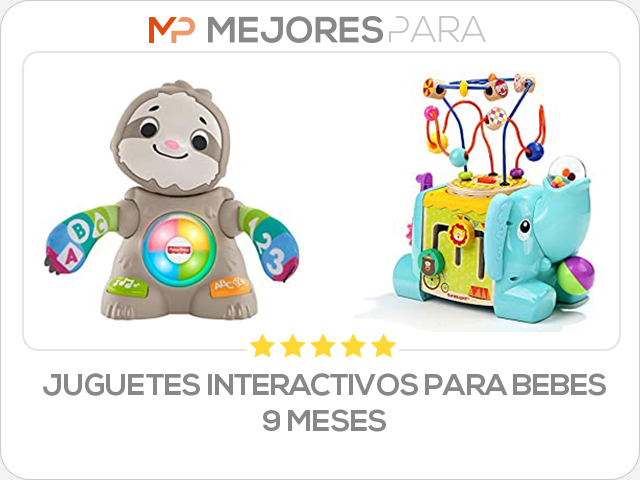 juguetes interactivos para bebes 9 meses