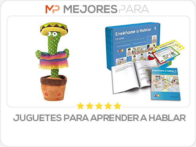 juguetes para aprender a hablar