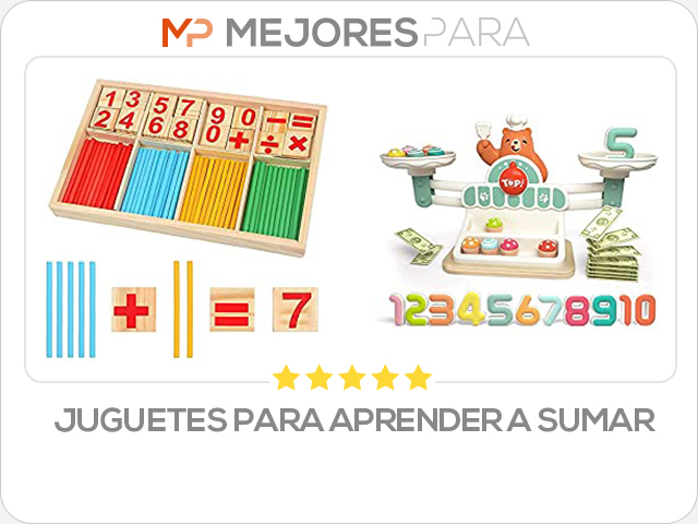 juguetes para aprender a sumar