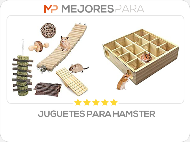 juguetes para hamster