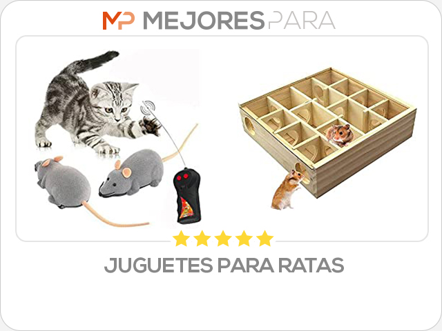 juguetes para ratas