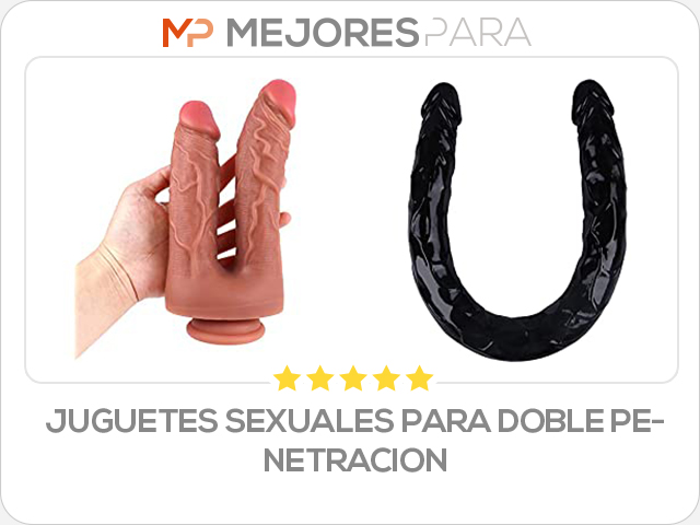 juguetes sexuales para doble penetracion