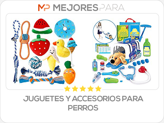 juguetes y accesorios para perros