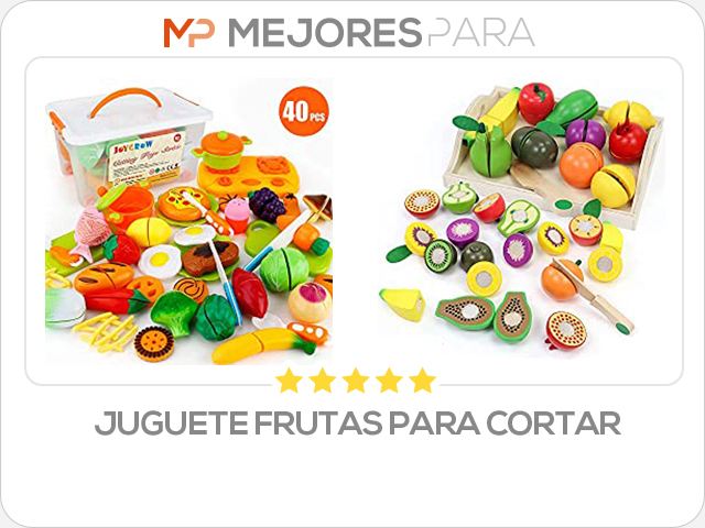 juguete frutas para cortar