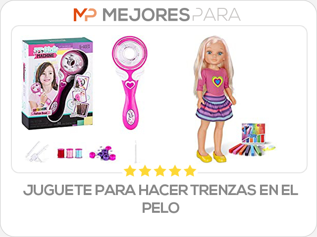 juguete para hacer trenzas en el pelo