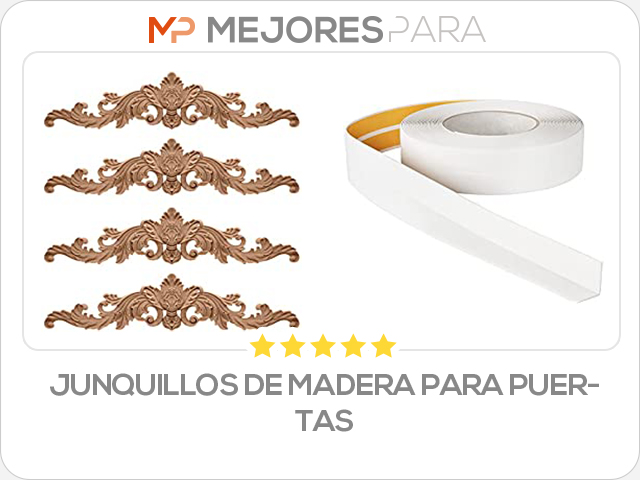 junquillos de madera para puertas