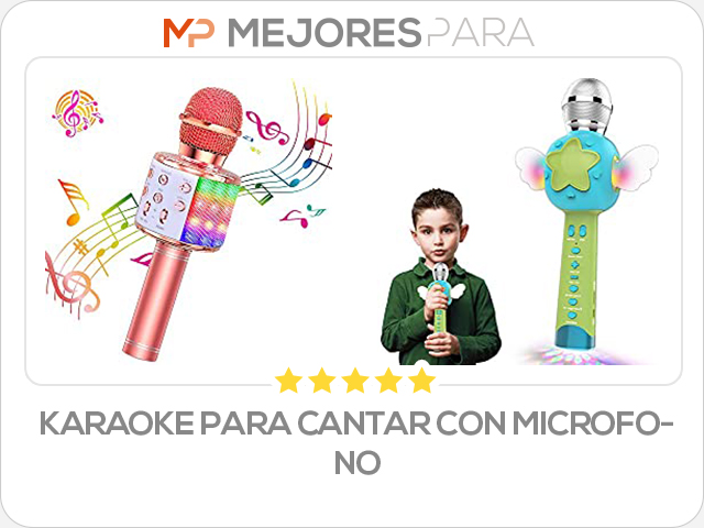 karaoke para cantar con microfono