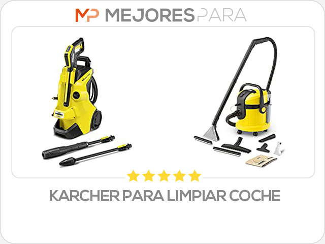 karcher para limpiar coche